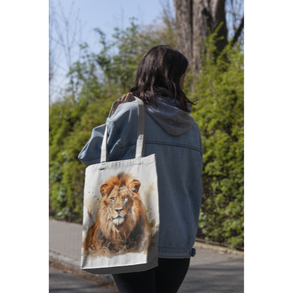 Majestic Lion Shopping Bag