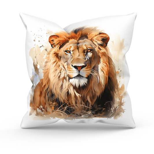 Majestic Lion Throw Pillow