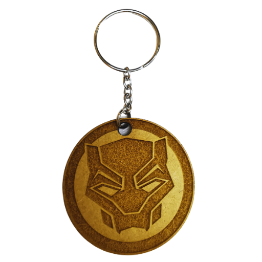 Marvel Blackpanther Logo Themed Keyring