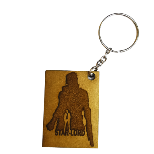 Marvel StarLord Themed Keyring