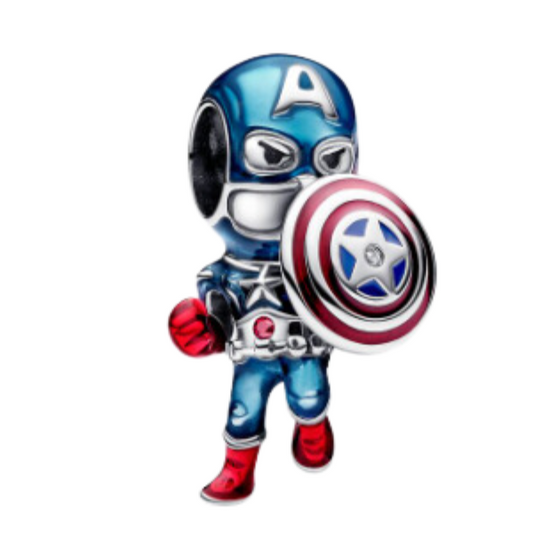 Marvel The Avengers Captain America Charm