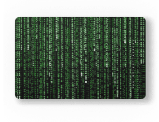 Matrix Code Themed Mouse Pad