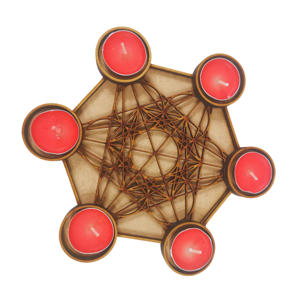 Metatron Sacred Geometry Candle Holder