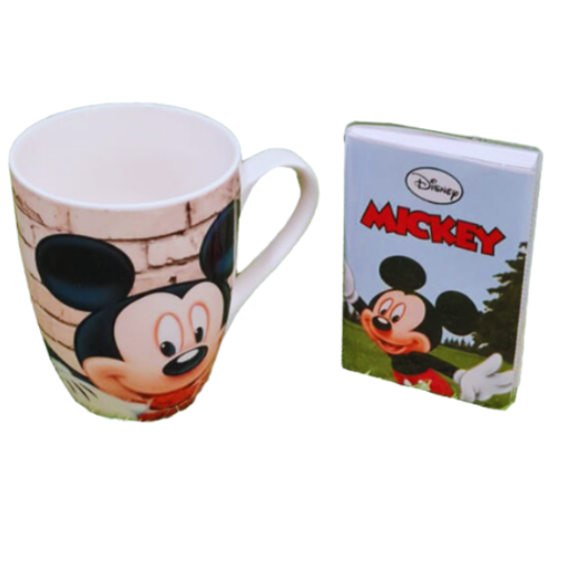 Mickey Mouse Mug with Note Book