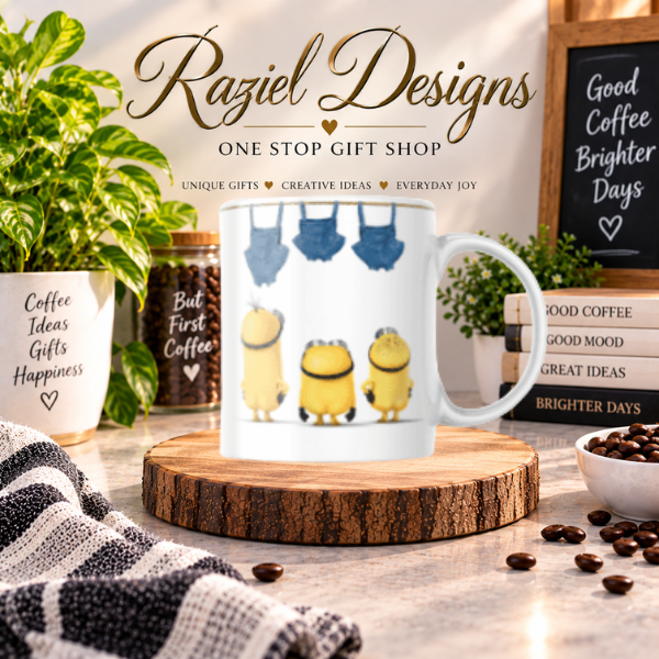 Minion Themed Printed Coffee Cup