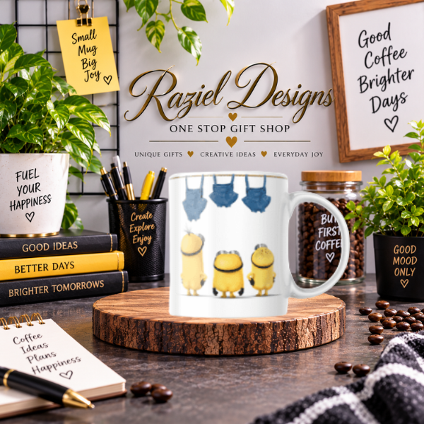 Minion Themed Printed Coffee Cup