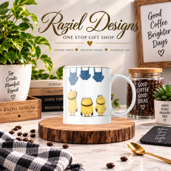 Minion Themed Printed Coffee Cup