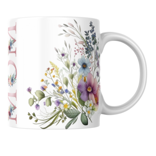 Floral Mom Coffee Mug