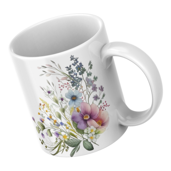 Floral Mom Coffee Mug