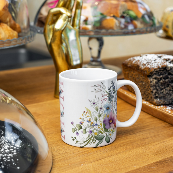 Floral Mom Coffee Mug