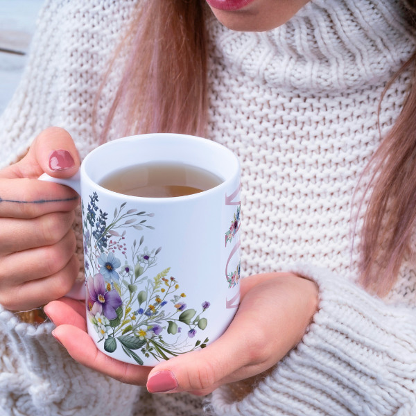 Floral Mom Coffee Mug