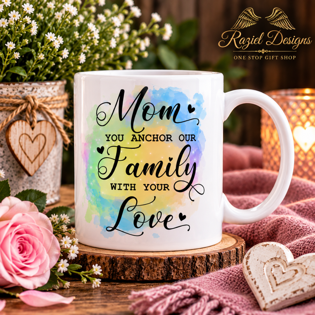 Mom You Anchor Our Family With Your Love Coffee Cup