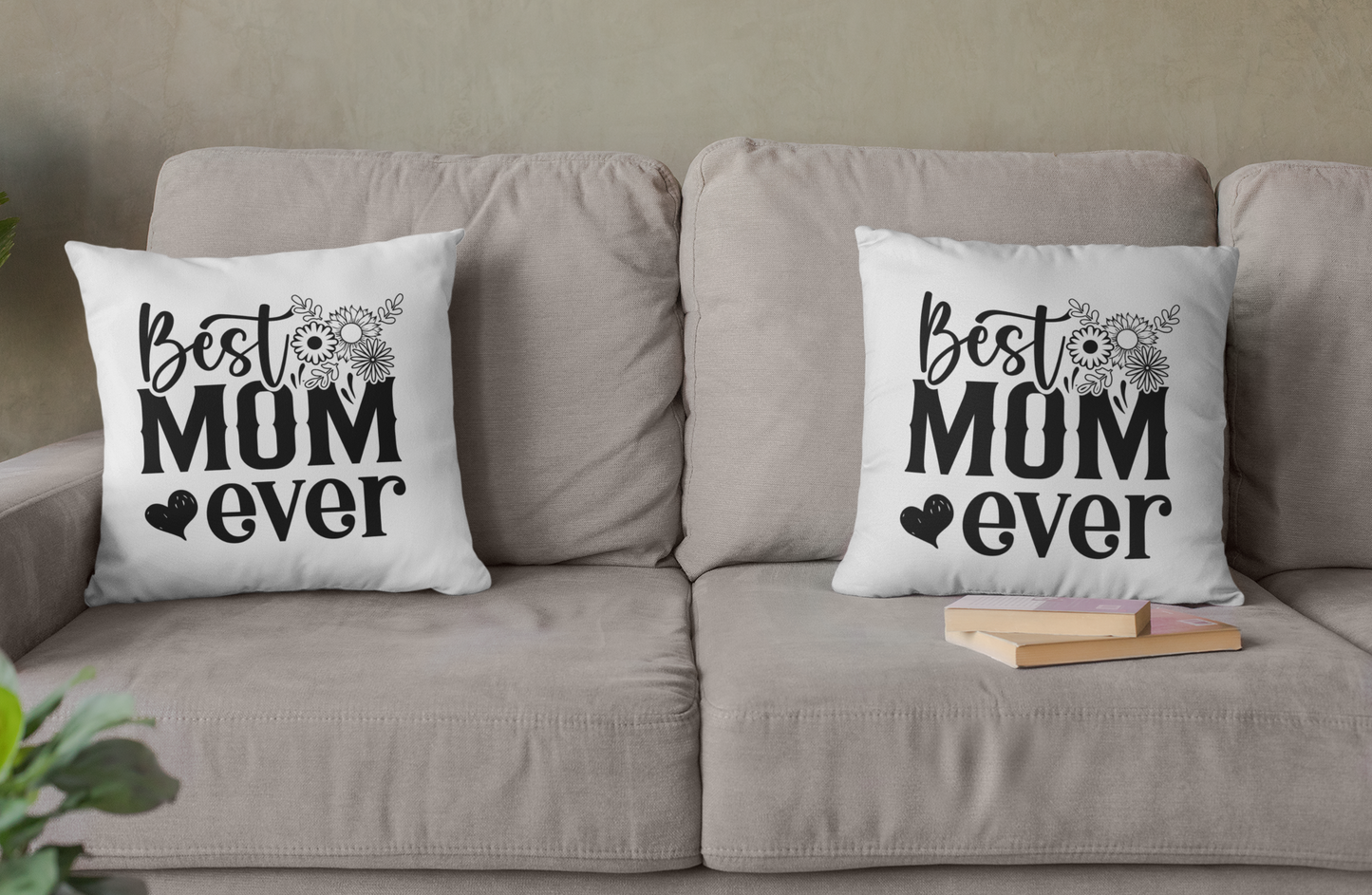 Mothers Day - Best Mom Ever Throw Pillow