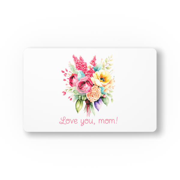 Mothers Day - Love You Mom Mouse Pad