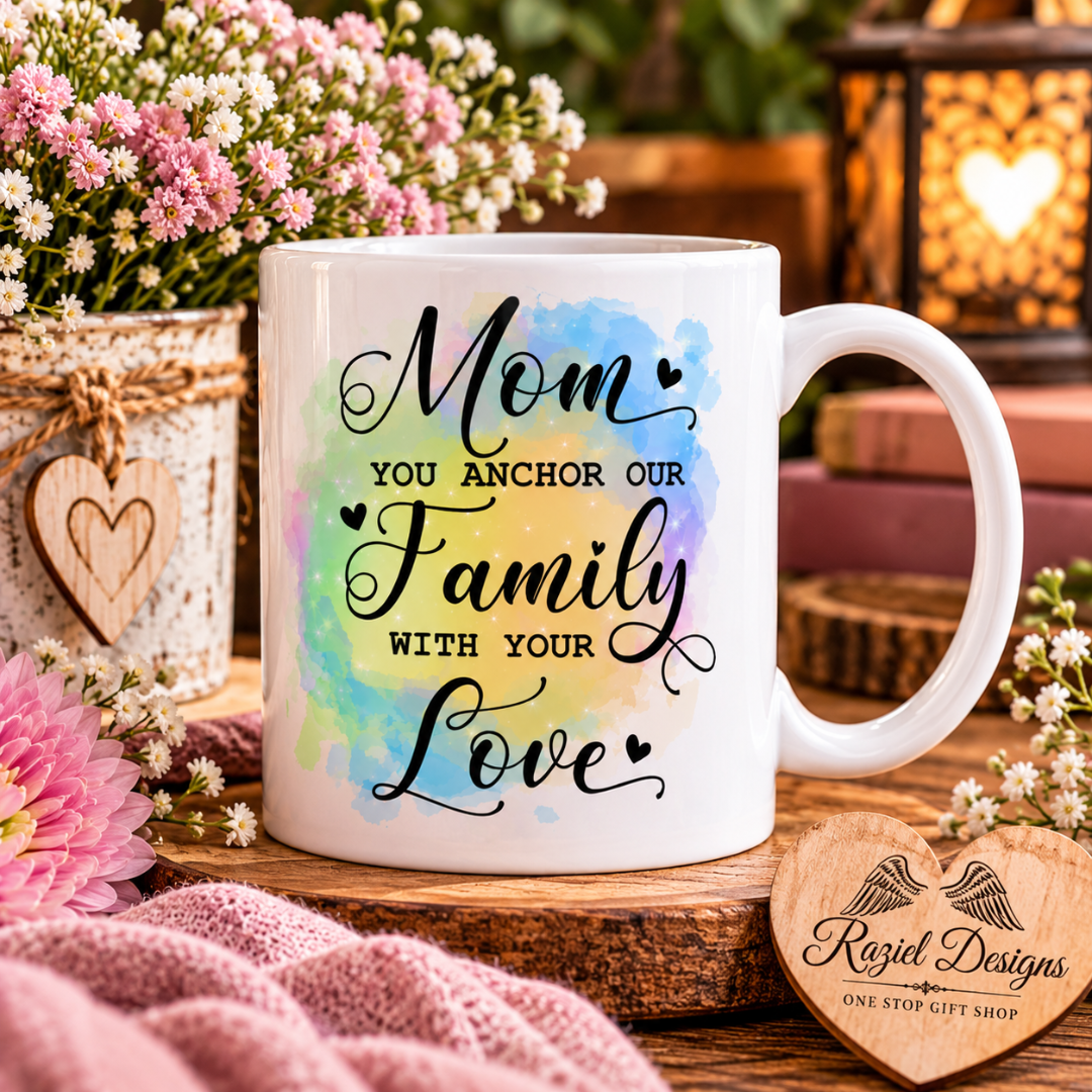 Mom You Anchor Our Family With Your Love Coffee Cup
