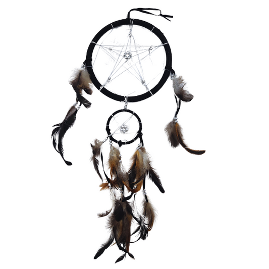 Mystic Guardian – Pentagram Dreamcatcher of Protection & Power 🌙✨