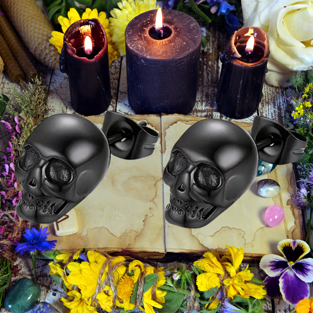 Mystical Skull Earrings