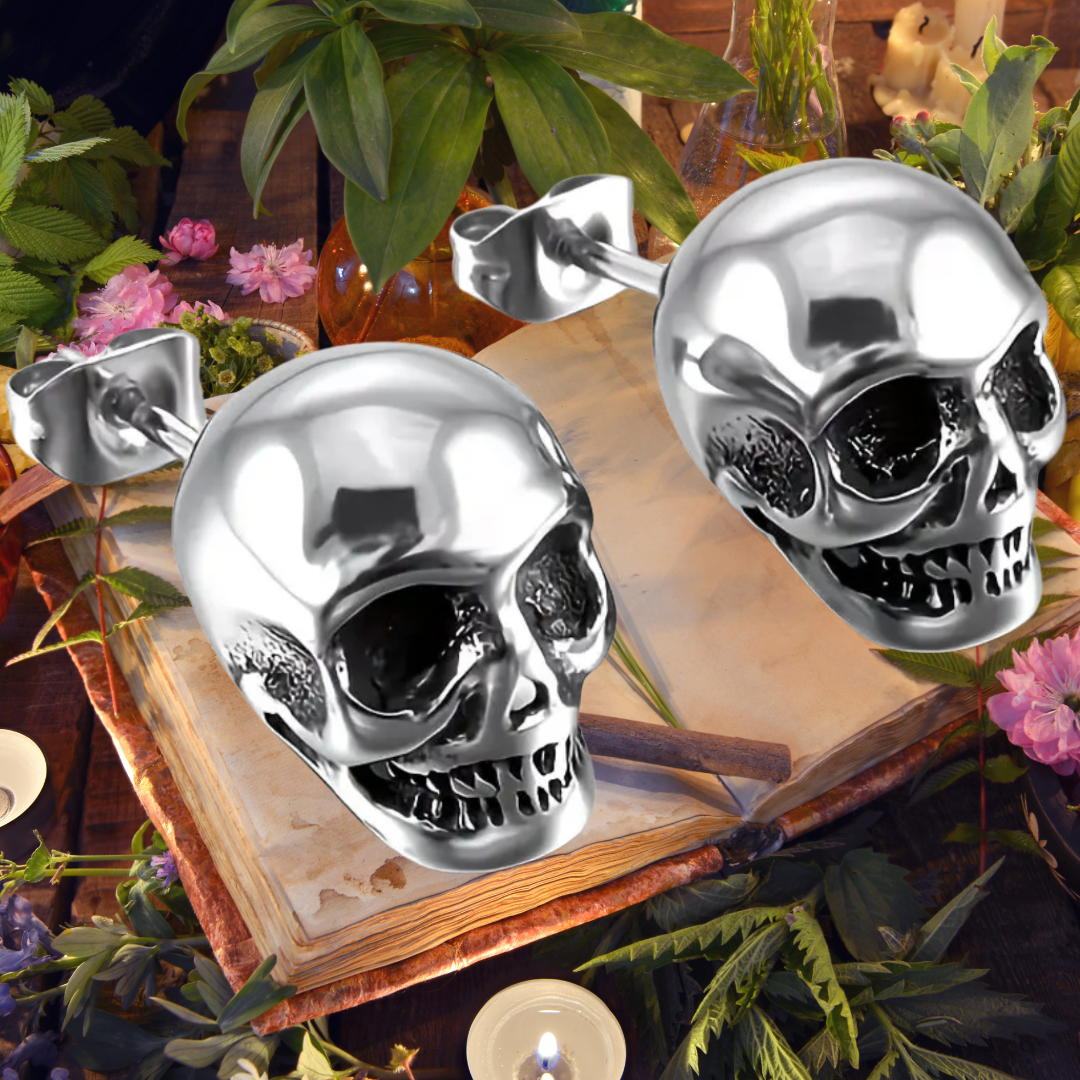 Mystical Skull Earrings
