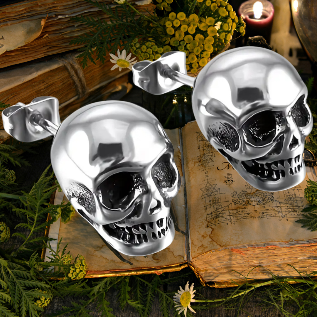 Mystical Skull Earrings