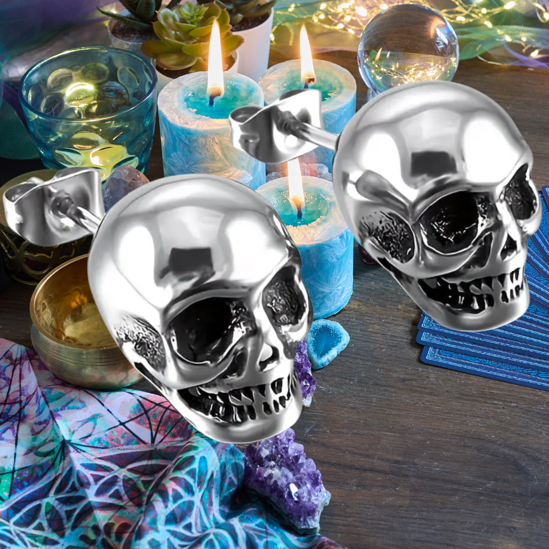 Mystical Skull Earrings