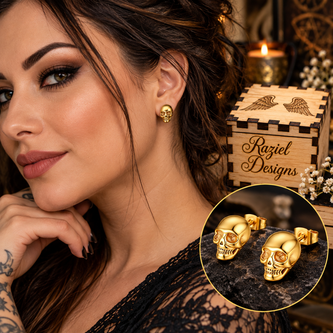 Mystical Skull Earrings