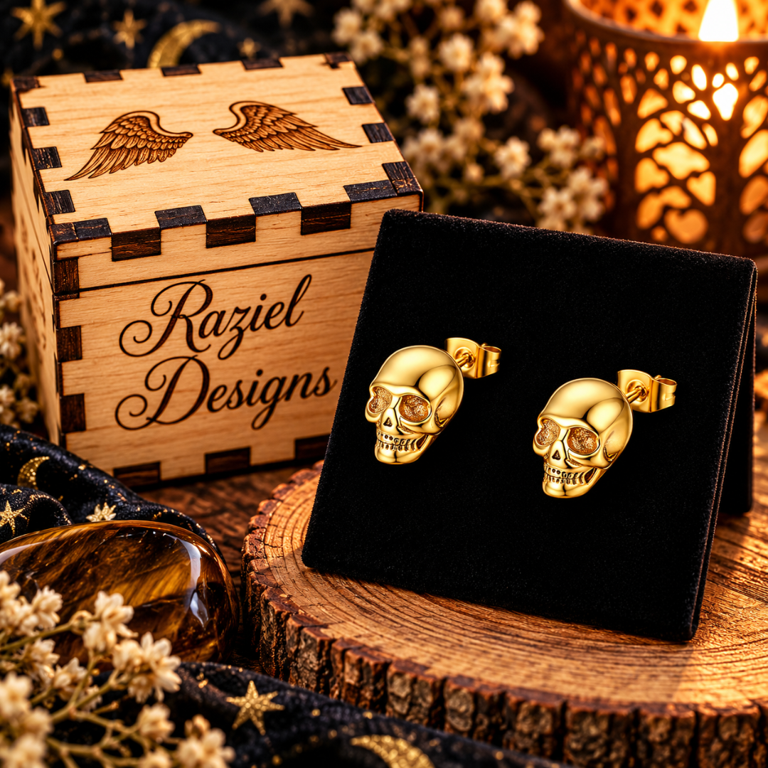 Mystical Skull Earrings