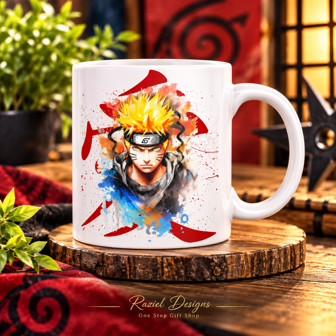 Naruto Themed Printed Coffee Cup
