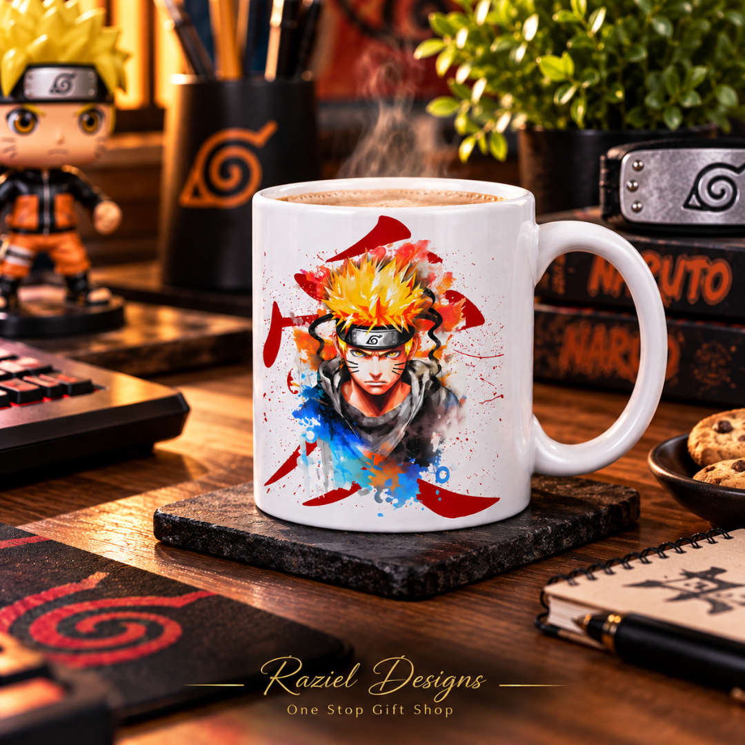 Naruto Themed Printed Coffee Cup