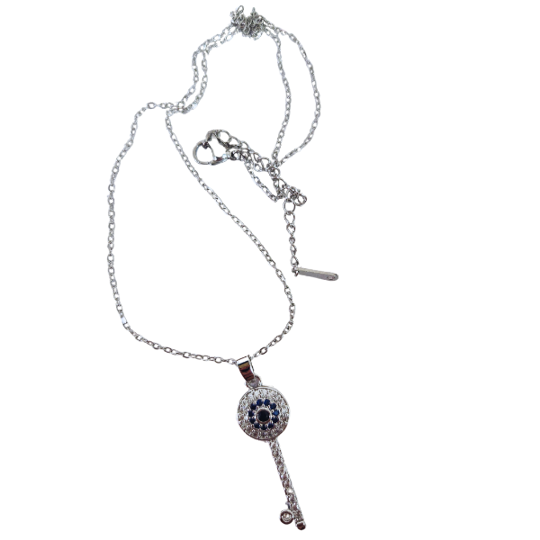 Mystic Key of Protection Evil Eye Necklace