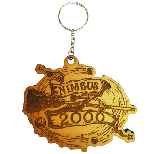 Nimbus 2000 Themed Keyring