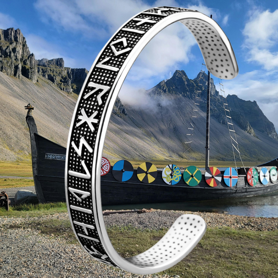 Nordic Rune Protection Bracelet