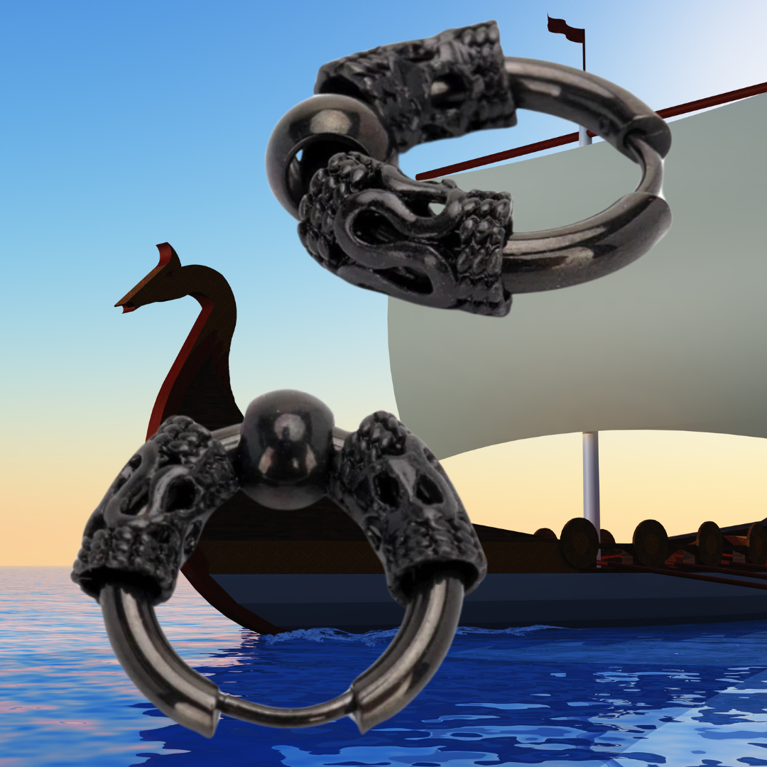 Obsidian Relic Earrings