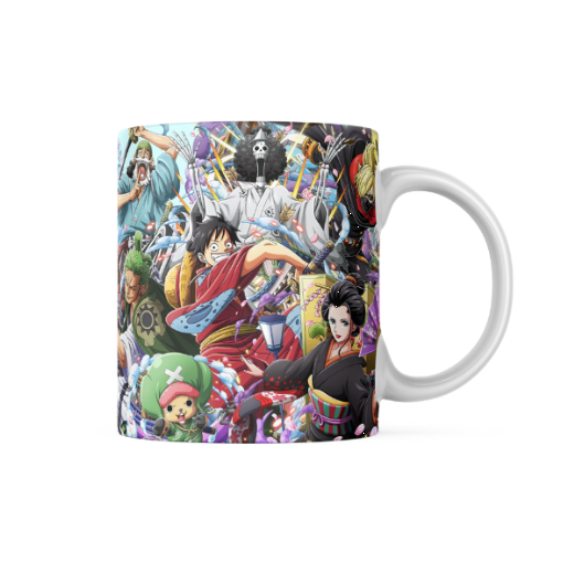 One Piece Themed Printed Coffee Cup