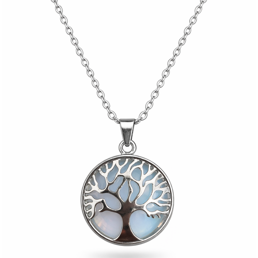 Opalite Tree of Life Necklace