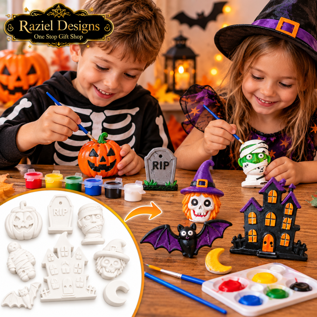 Spooky Paint Your Own Figurines Kit