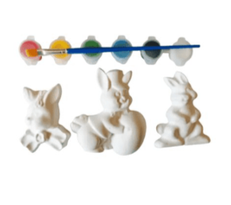 Paint Your Own Bunnies Fridge Magnet Kit