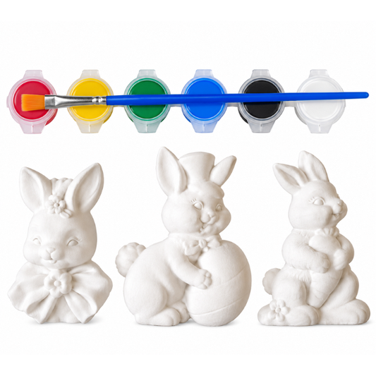 Paint Your Own Bunnies Fridge Magnet Kit