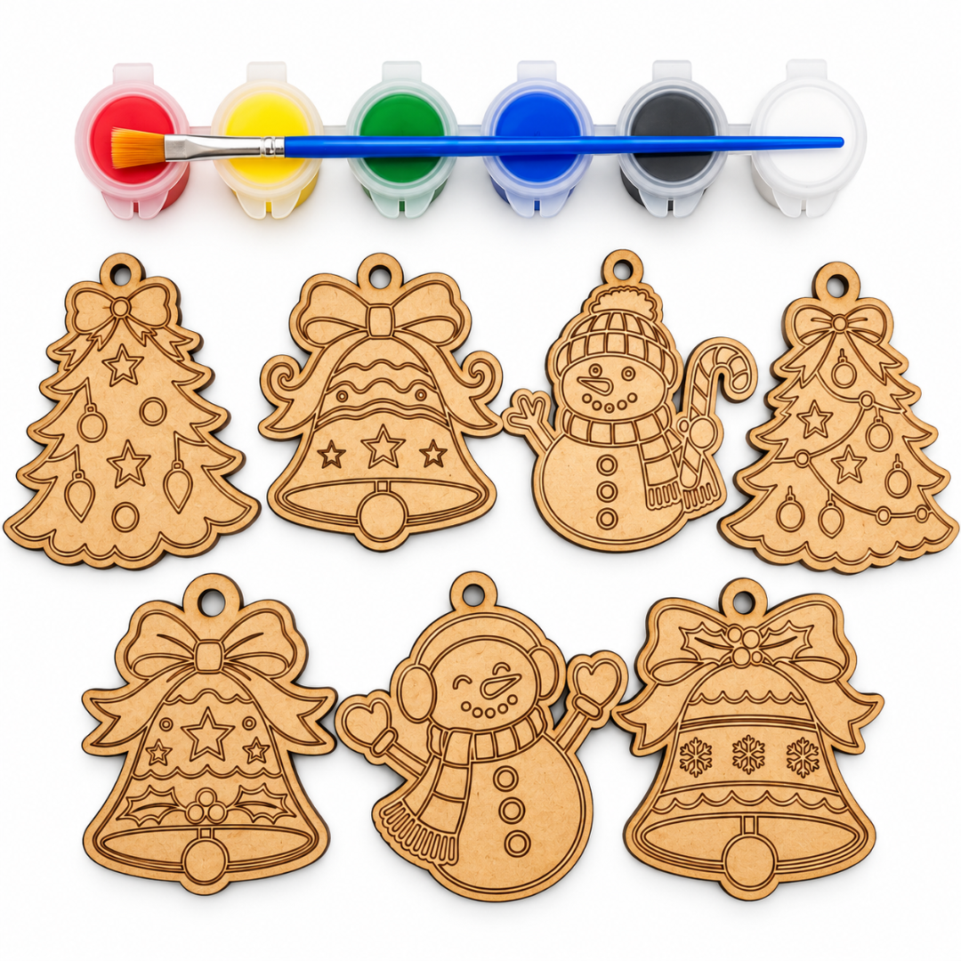 Paint Your Own Christmas Ornaments Kit