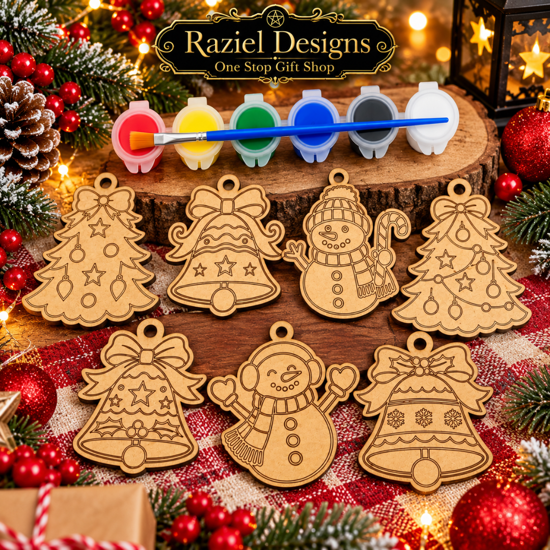 Paint Your Own Christmas Ornaments Kit