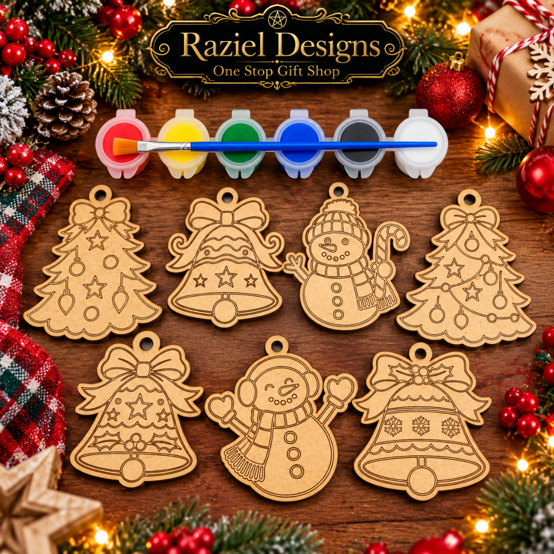 Paint Your Own Christmas Ornaments Kit