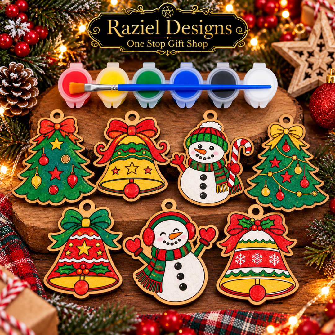 Paint Your Own Christmas Ornaments Kit