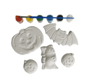 Paint Your Own Halloween Fridge Magnet Kit