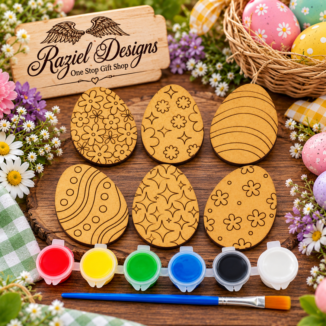 Paint Your Own Wooden Easter Eggs