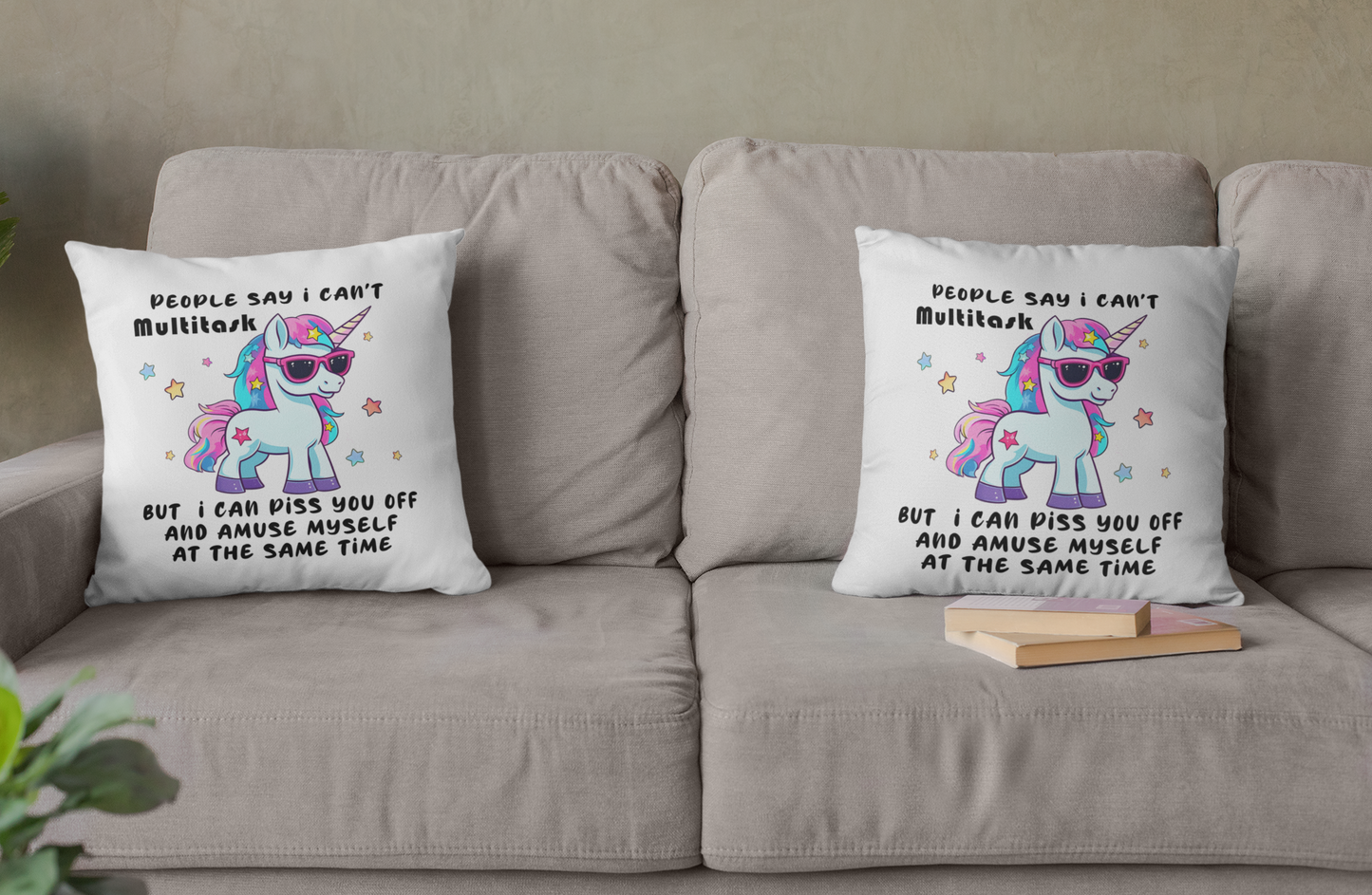 People Say I Can't Multitask Throw Pillow