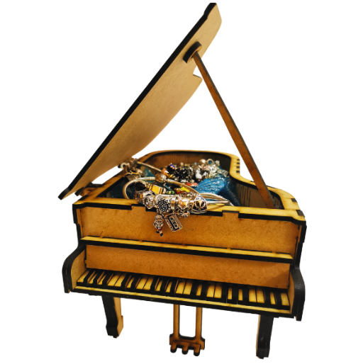 Piano Jewelry and Keepsake Box