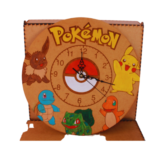 Pokemon Themed Wall Clock