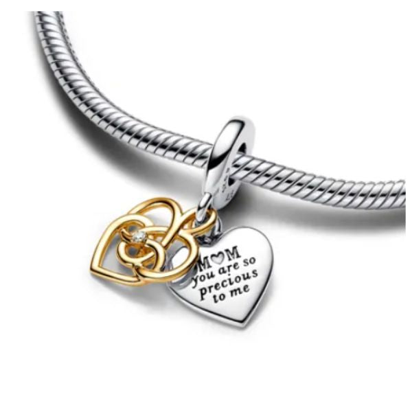 Precious Mum Double Dangle Charm