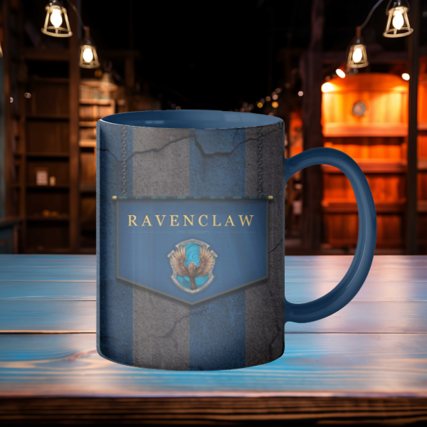 Ravenclaw Themed Dark Blue Mug