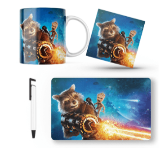 Rocket and Groot Themed Gift Set