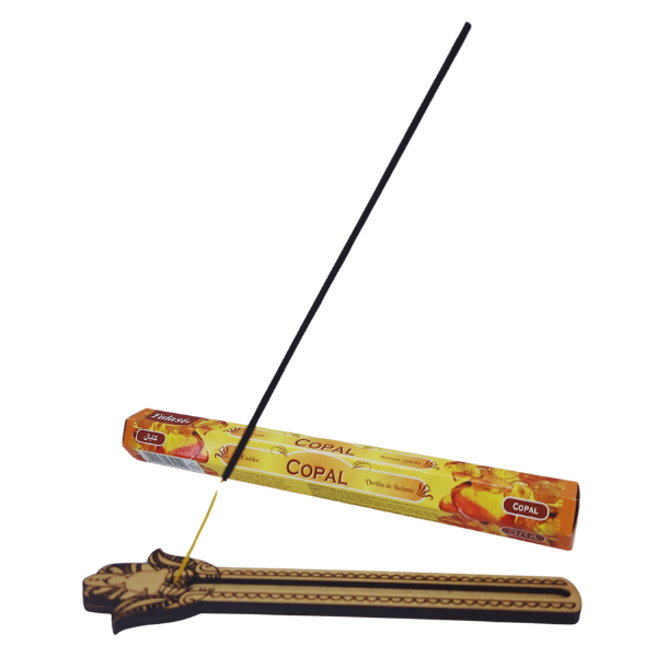 Sacred Buddha and Hamsa Hand Incense Holder